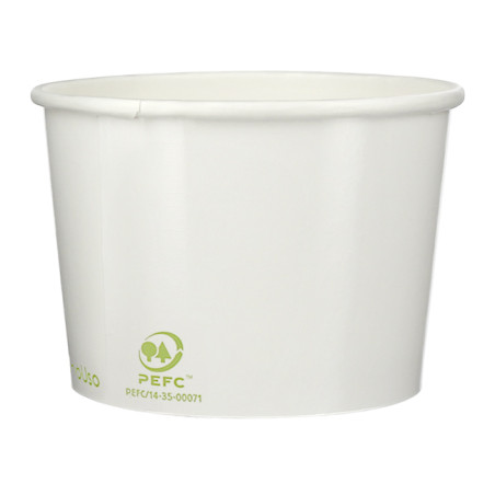 Pot à glace en Carton Ecologique 260ml (1320 Unités)
