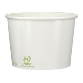 Papieren ijs Container Eco-Vriendelijk 260ml (55 stuks)