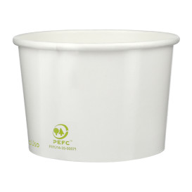 Pot à glace en Carton Ecologique 310ml (1200 Unités)