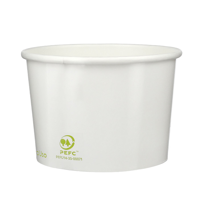 Pot à glace en Carton Ecologique 310ml (1200 Unités) Pot à glace en Carton Ecologique 310ml (1200 Unités)