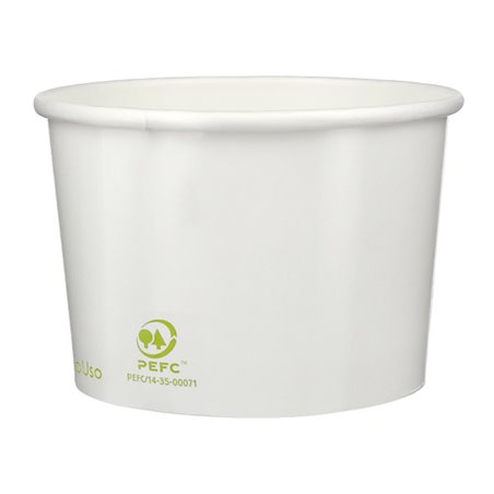 Pot à glace en Carton Ecologique 310ml (1200 Unités)