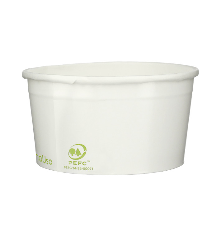 Pot à glace en Carton Ecologique 140ml (60 Unités)