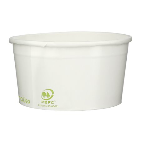 Papieren ijs Container Eco-Vriendelijk 140ml (60 stuks) 
