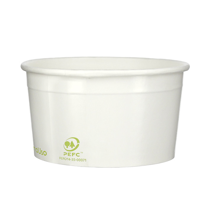 Pot à glace en Carton Ecologique 175ml (50 Unités) Pot à glace en Carton Ecologique 175ml (50 Unités)