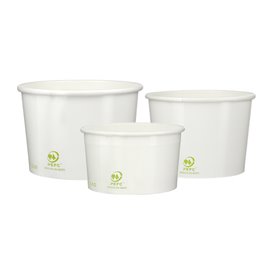 Pot à glace en Carton Ecologique 310ml (1200 Unités)