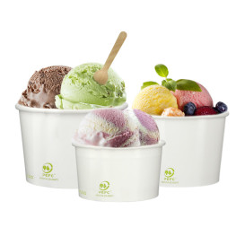 Pot à glace en Carton Ecologique 195ml (1260 Unités)