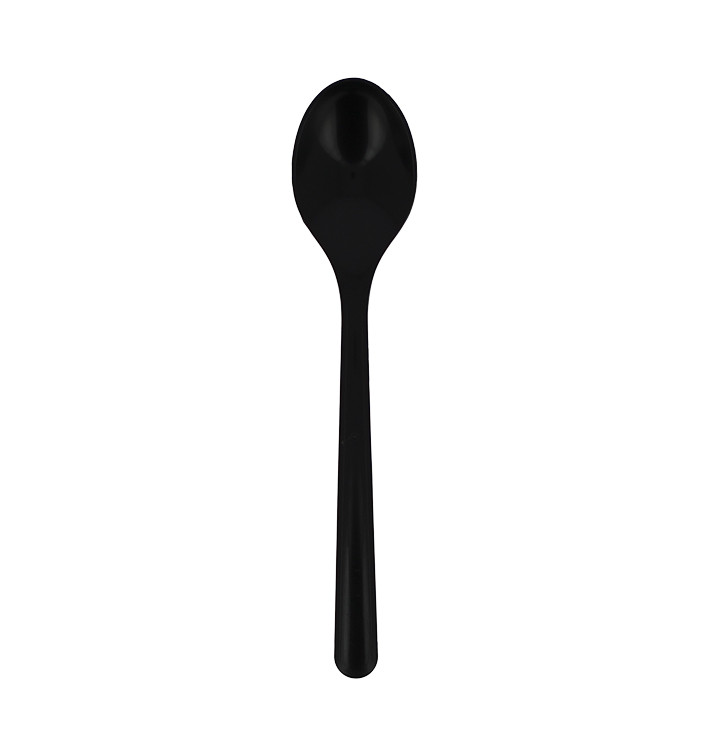 Petite Cuillère réutilisable PP minéral "Hercules" Noir 130mm (1.000 Utés) Petite Cuillère réutilisable PP minéral "Hercules" Noir 130mm (1.000 Utés)