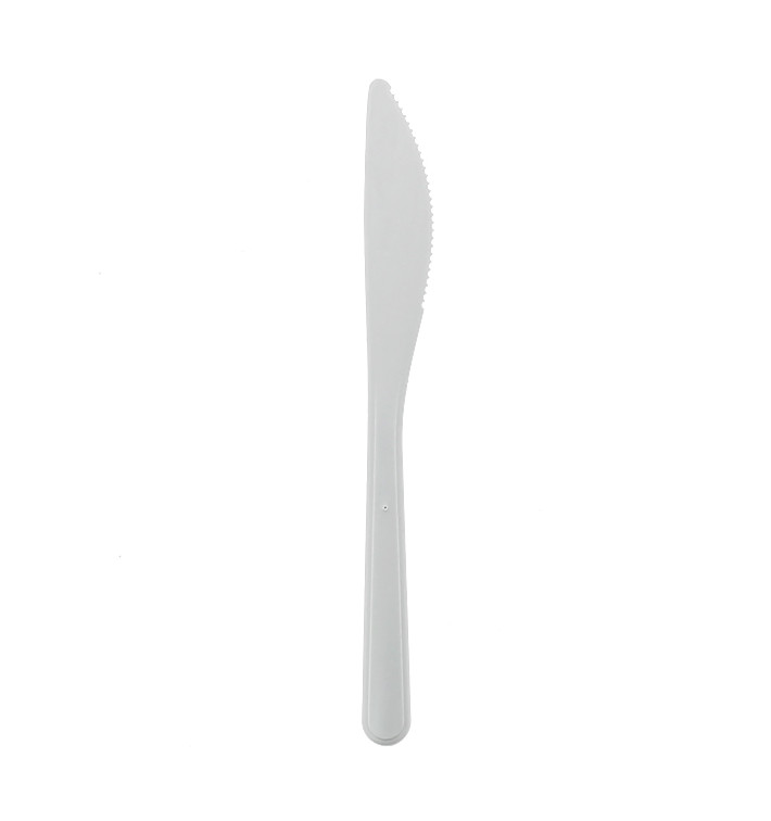 Couteau réutilisable PP minéral "Hercules" Blanc 185mm (50 Utés) Couteau réutilisable PP minéral "Hercules" Blanc 185mm (50 Utés)