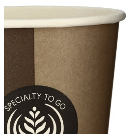 Papieren beker "Specialten to Go" 9 Oz/270ml Ø8,0cm (50 stuks) 