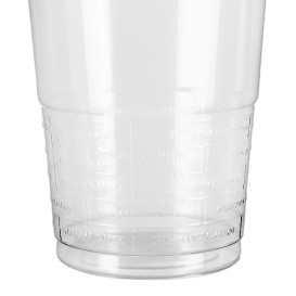 Plastic PP beker transparant 330ml Ø7,9cm (1.250 stuks) 
