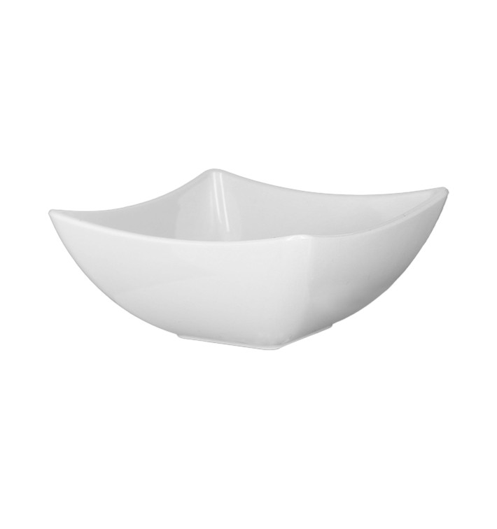 Kom degustatiebord SAN "Quadrata" Wit 95ml (6 Stuks) Kom degustatiebord SAN "Quadrata" Wit 95ml (6 Stuks)