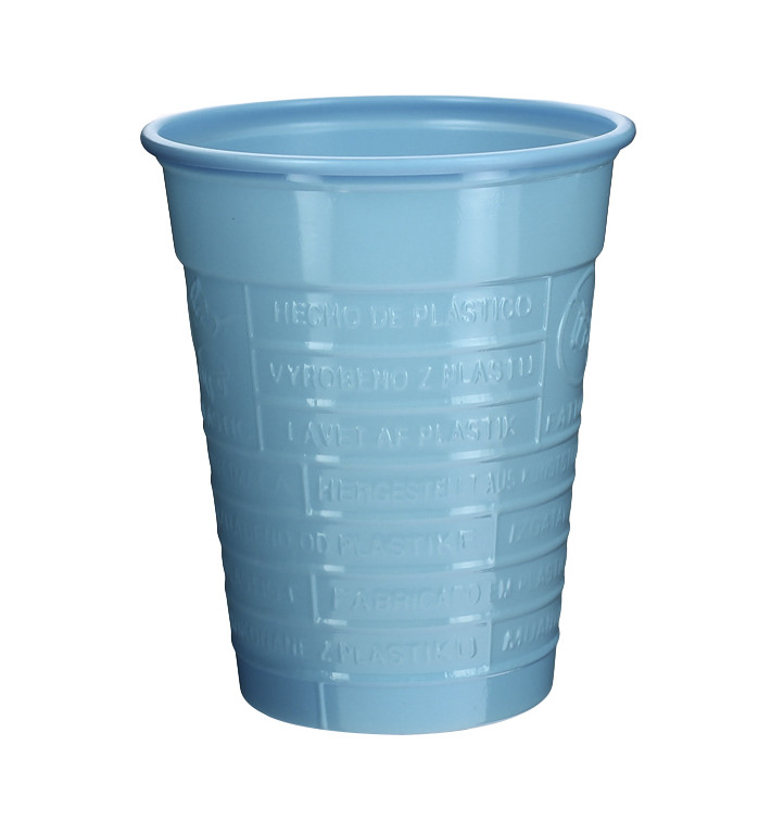 Gobelet Plastique PS Bleu Clair 200ml Ø7cm (50 Utés) Gobelet Plastique PS Bleu Clair 200ml Ø7cm (50 Utés)