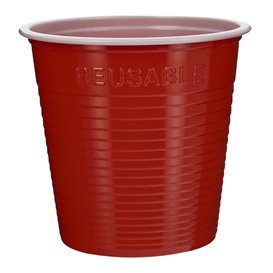 Plastic PS Shotje rood 230 ml (420 stuks)