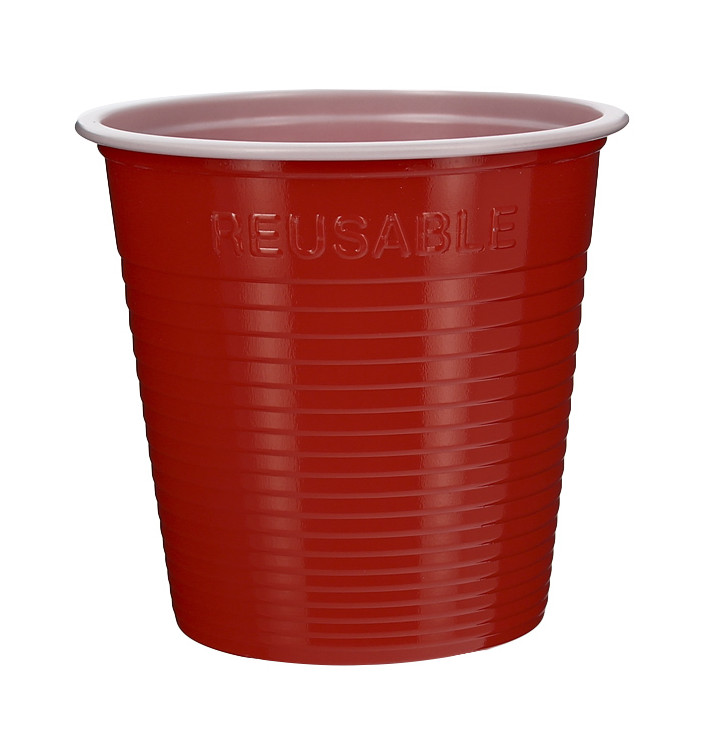 Gobelet Plastique PS Rouge 230ml (30 Utés) Gobelet Plastique PS Rouge 230ml (30 Utés)