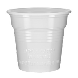 Gobelet Plastique PS Blanc 80ml Ø5,7cm (100 Utés)