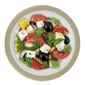 Biologisch afbreekbaar Bagasse Bord Wit Ø22,5cm (120 Stuks)