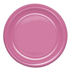 Assiette Plate Réutilisable Economique PS Rose Ø17cm (25 Utés)