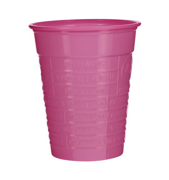 Gobelet Plastique PS Fuchsia 200ml Ø7cm (1.500 Utés) Gobelet Plastique PS Fuchsia 200ml Ø7cm (1.500 Utés)