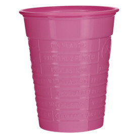 Gobelet Plastique PS Fuchsia 200ml Ø7cm (50 Utés)