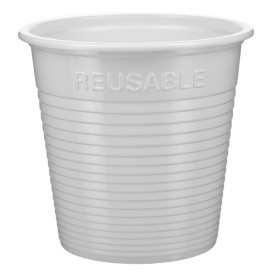 Gobelet Économique Réutilisable PS Blanc 160ml (450 Utés)