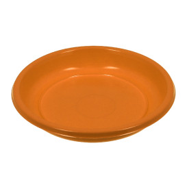 Assiette Creuse Réutilisable Economique PS Orange Ø20,5cm (25 Utés)