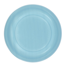 Herbruikbare Bord Economische PS Licht Blauw Ø17cm (300 stuks)
