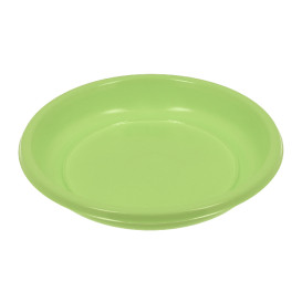 Assiette Creuse Réutilisable Economique PS Vert Citron Ø20,5cm (25 Utés)