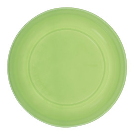 Assiette Plate Réutilisable Economique PS Vert Citron Ø22cm (200 Utés)