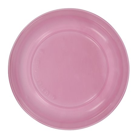 Assiette Plate Réutilisable Economique PS Rose Ø17cm (300 Utés)