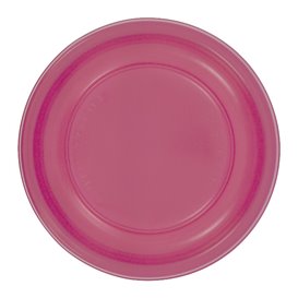 Assiette Plate Réutilisable Economique PS Fuchsia Ø17cm (300 Utés)
