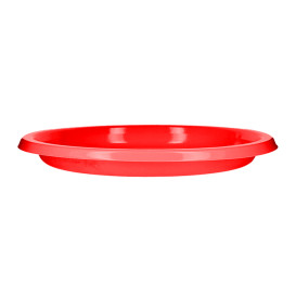 Assiette Plate Réutilisable Economique PS Rouge Ø22cm (200 Utés)