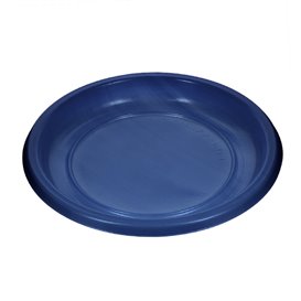 Assiette Plate Réutilisable Economique PS Bleu foncé Ø22cm (200 Utés)