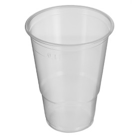 Gobelet Plastique PP Transp. 520ml Ø8,3cm (50 Utés)