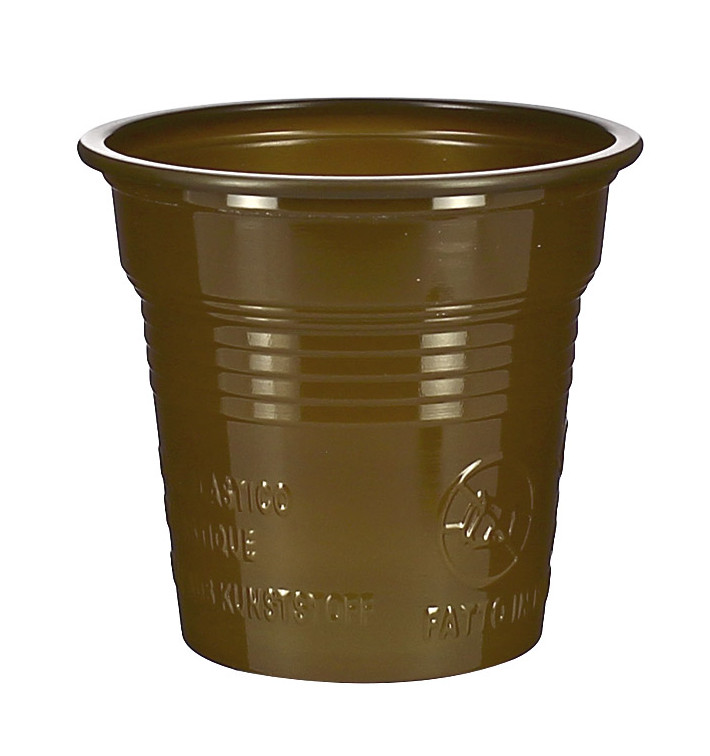 Gobelet Plastique PS Marron 80ml Ø5,7cm (50 Unités) Gobelet Plastique PS Marron 80ml Ø5,7cm (50 Unités)