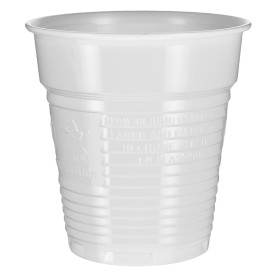 Gobelet Plastique PS Blanc 166ml Ø7,0cm (100 Utés)