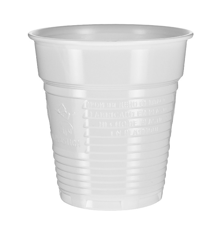 Plastic PS beker wit 166ml Ø7,0cm (100 stuks) Plastic PS beker wit 166ml Ø7,0cm (100 stuks)