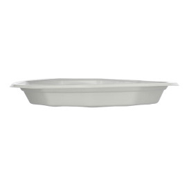 Assiette Réutilisable PP "Deka" Creuse Blanc 220mm (33 Utés)