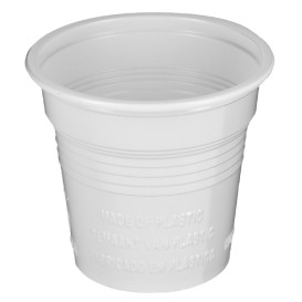 Gobelet Plastique PS Blanc 80ml Ø5,7cm (100 Utés)