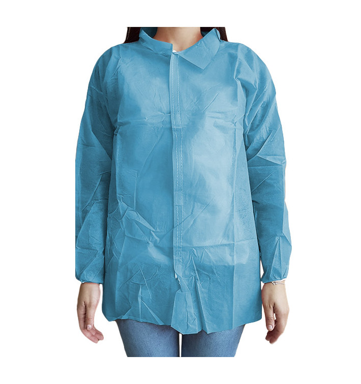 Blouse Cadet PP 35gr.Velcro et Sans Poches Bleu (1 Uté) Blouse Cadet PP 35gr.Velcro et Sans Poches Bleu (1 Uté)