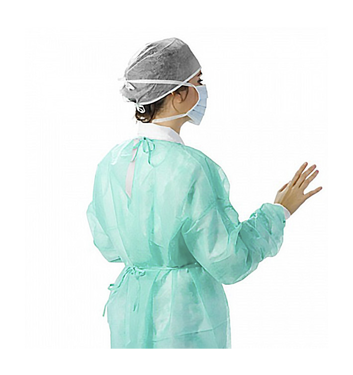 Wegwerp-laboratoriumjas NonWoven Afsluitingsband groen XL 16gr (10 stuks) Wegwerp-laboratoriumjas NonWoven Afsluitingsband groen XL 16gr (10 stuks)
