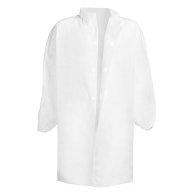 Blouse PP Blanc Velcro et Sans Poches 4XL (1 Uté)