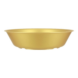 Herbruikbare Bord Durable PP Mineraal Goud Ø18cm (54 stuks)