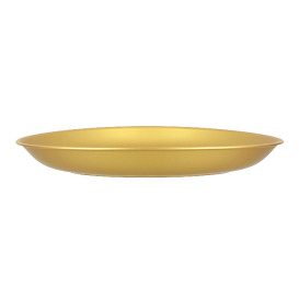 Herbruikbare Bord Durable PP Mineraal Goud Ø21cm (6 stuks)