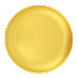 Assiette Réutilisable Durable PP Minéral Or Ø23,5cm (6 Utés)