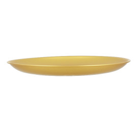 Herbruikbare Bord Durable PP Mineraal Goud Ø27,5cm (6 stuks)