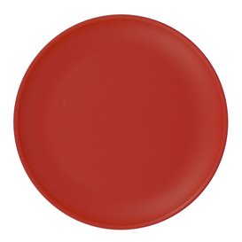 Assiette Réutilisable Durable PP Minéral Rouge Ø23,5cm (54 Utés)