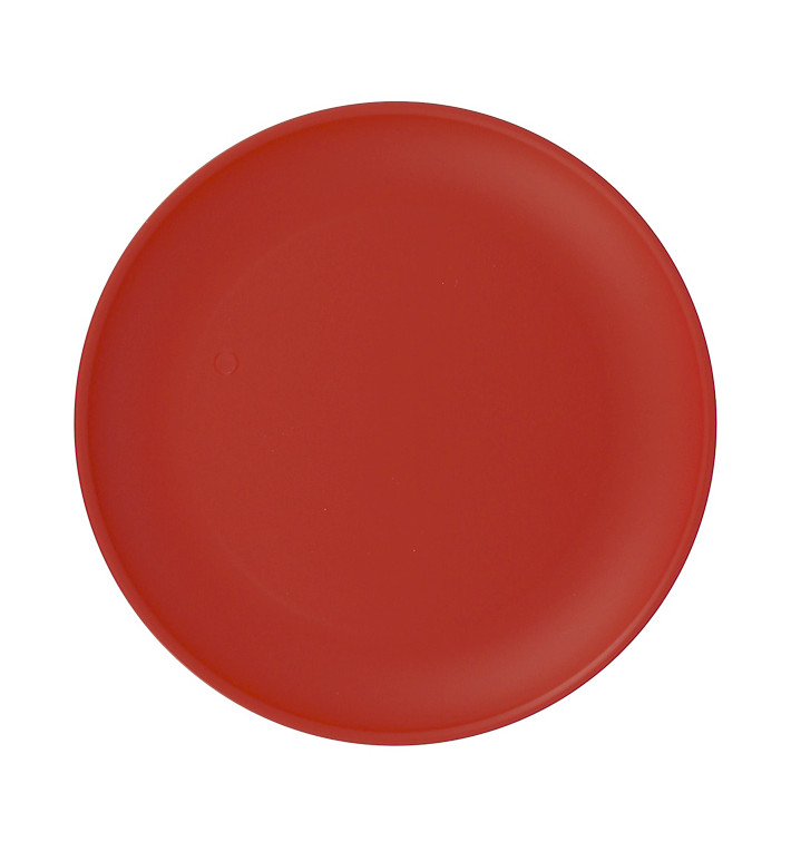 Assiette Réutilisable Durable PP Minéral Rouge Ø23,5cm (6 Utés) Assiette Réutilisable Durable PP Minéral Rouge Ø23,5cm (6 Utés)