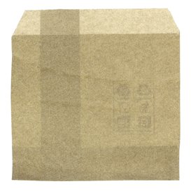 Papieren frieten envelop Vetvrij kraft 12x12cm (3000 stuks)