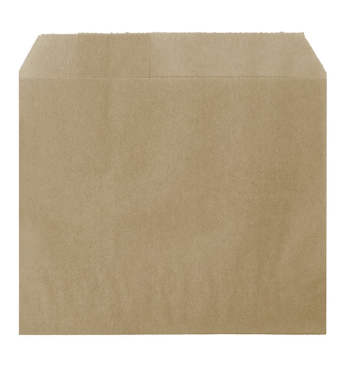 Papieren frieten envelop Vetvrij kraft 12x12cm (250 stuks) Papieren frieten envelop Vetvrij kraft 12x12cm (250 stuks)