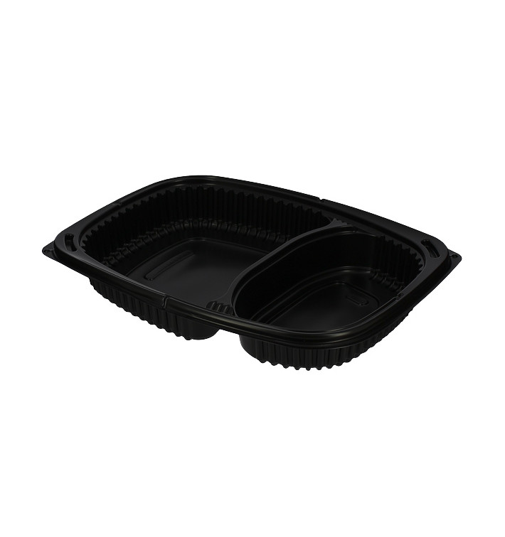 Plastic PP Container Rechthoekige vorm 2C 1050ml 25,5x18,9x4,5cm (40 stuks) Plastic PP Container Rechthoekige vorm 2C 1050ml 25,5x18,9x4,5cm (40 stuks)